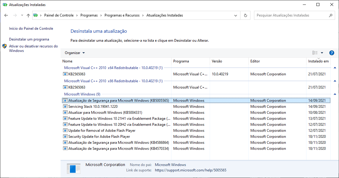 Problemas na impressão de rede do Microsoft Windows (setembro/2021)